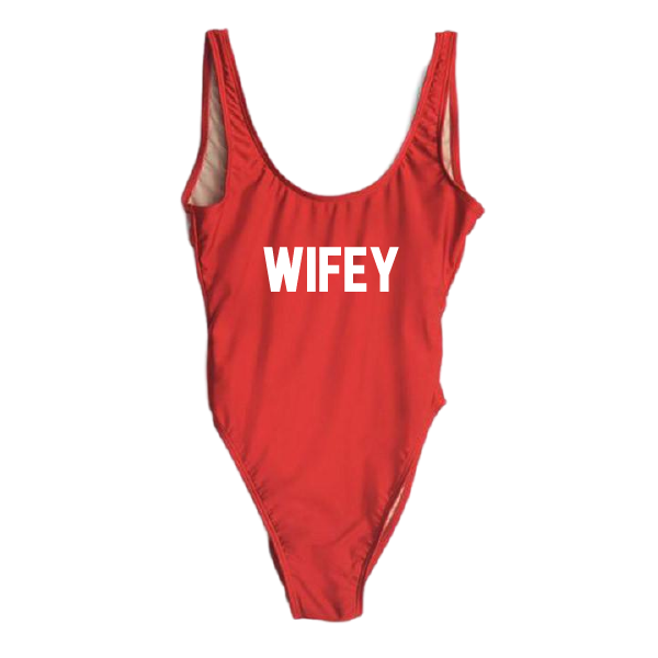 RAVESUITS Classic One Piece S/M / Red Wifey One Piece