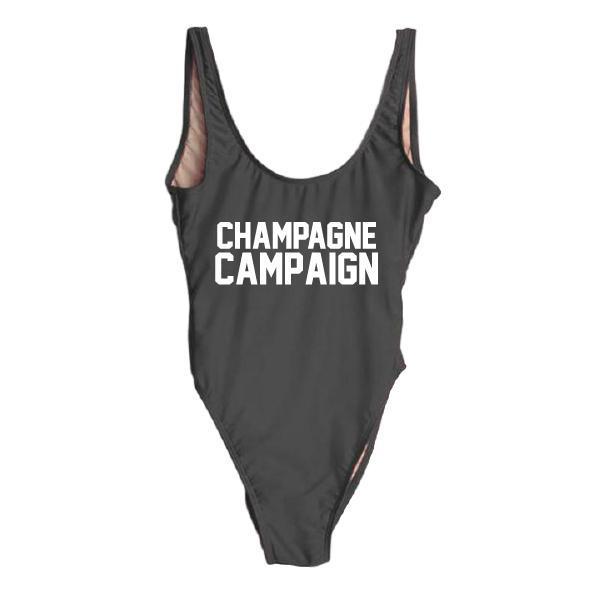 RAVESUITS Classic One Piece XS / Black Champagne Campaign One Piece