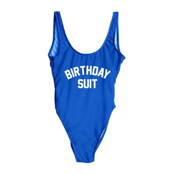 RAVESUITS Classic One Piece XS / Royal Blue Birthday Suit One Piece