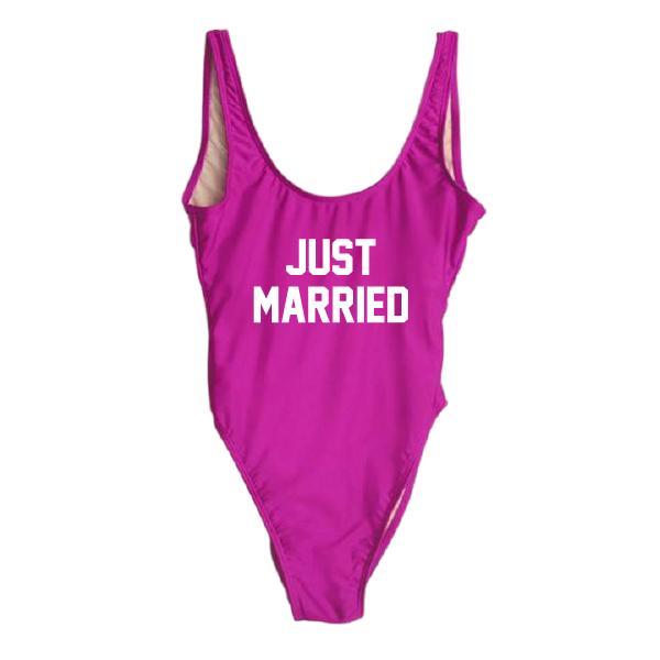 RAVESUITS XS / Purple Just Married One Piece