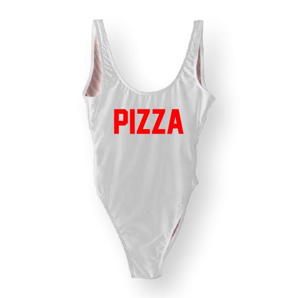 RAVESUITS Classic One Piece XS / White Pizza One Piece