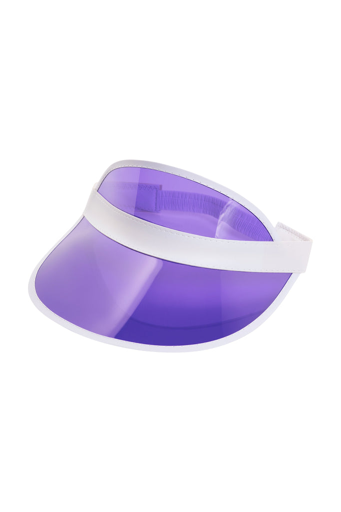 RAVESUITS Purple Throwin' Shade Colorful Party Visor