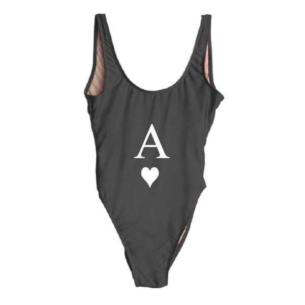 RAVESUITS Black / S/M Ace of Hearts One Piece [HALLOWEEN]