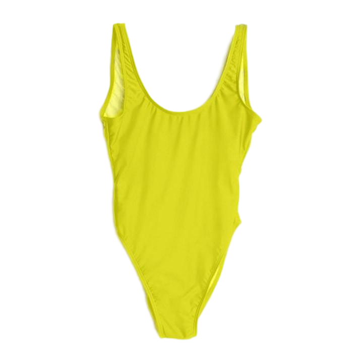 Blank one top piece swimsuit