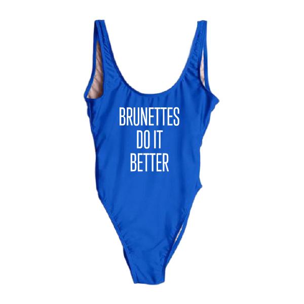 RAVESUITS Classic One Piece Brunettes Do It Better One Piece