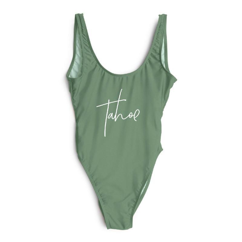 RAVESUITS Classic One Piece Green / S Tahoe One Piece