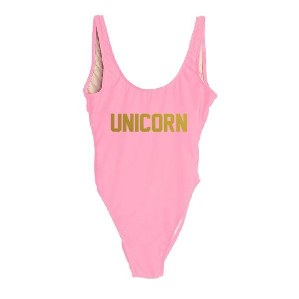 RAVESUITS Classic One Piece Pink / S/M [PINK] Unicorn One Piece [GOLD]