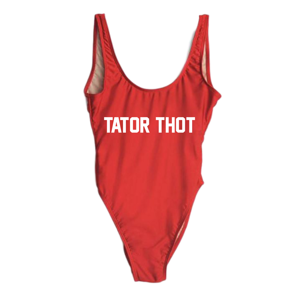 RAVESUITS Classic One Piece Red / S/M Tator Thot One Piece