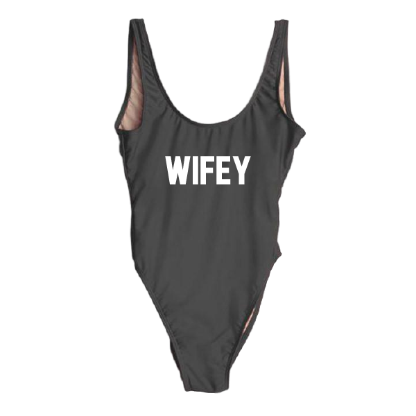 RAVESUITS Classic One Piece S/M / Black Wifey One Piece