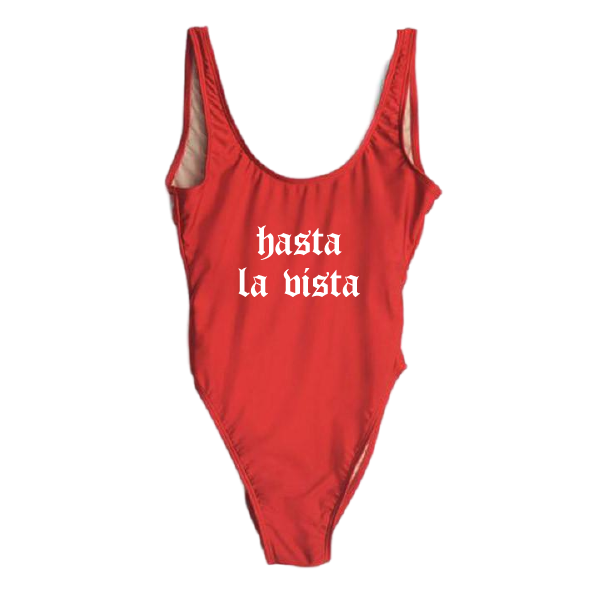 RAVESUITS Classic One Piece S/M / Red Hasta La Vista One Piece