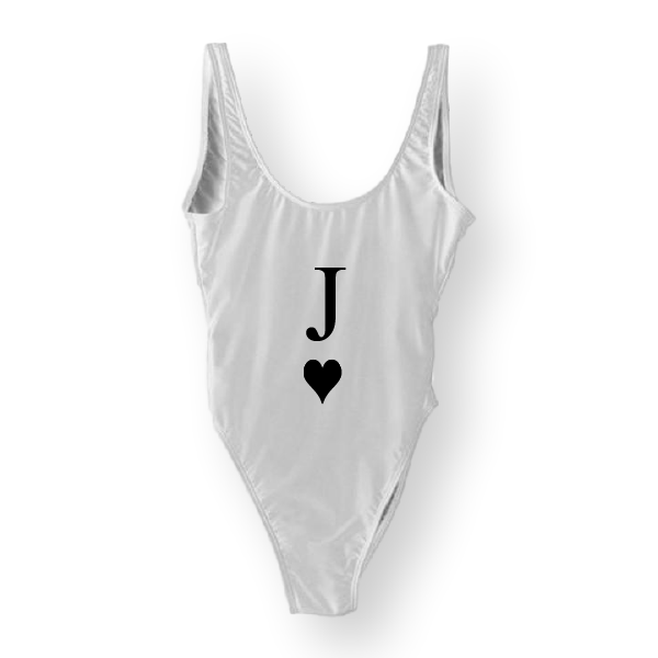 RAVESUITS Classic One Piece White (Black) / S/M Jack of Hearts One Piece [HALLOWEEN]