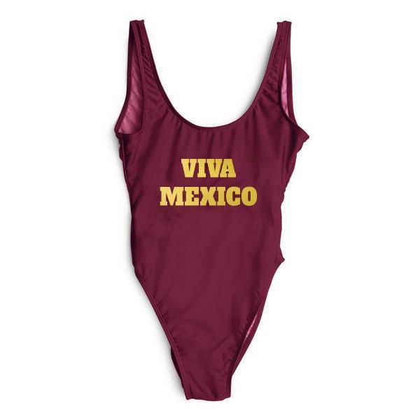 RAVESUITS Classic One Piece Wine Red / S/M Viva Mexico One Piece [FIESTA]