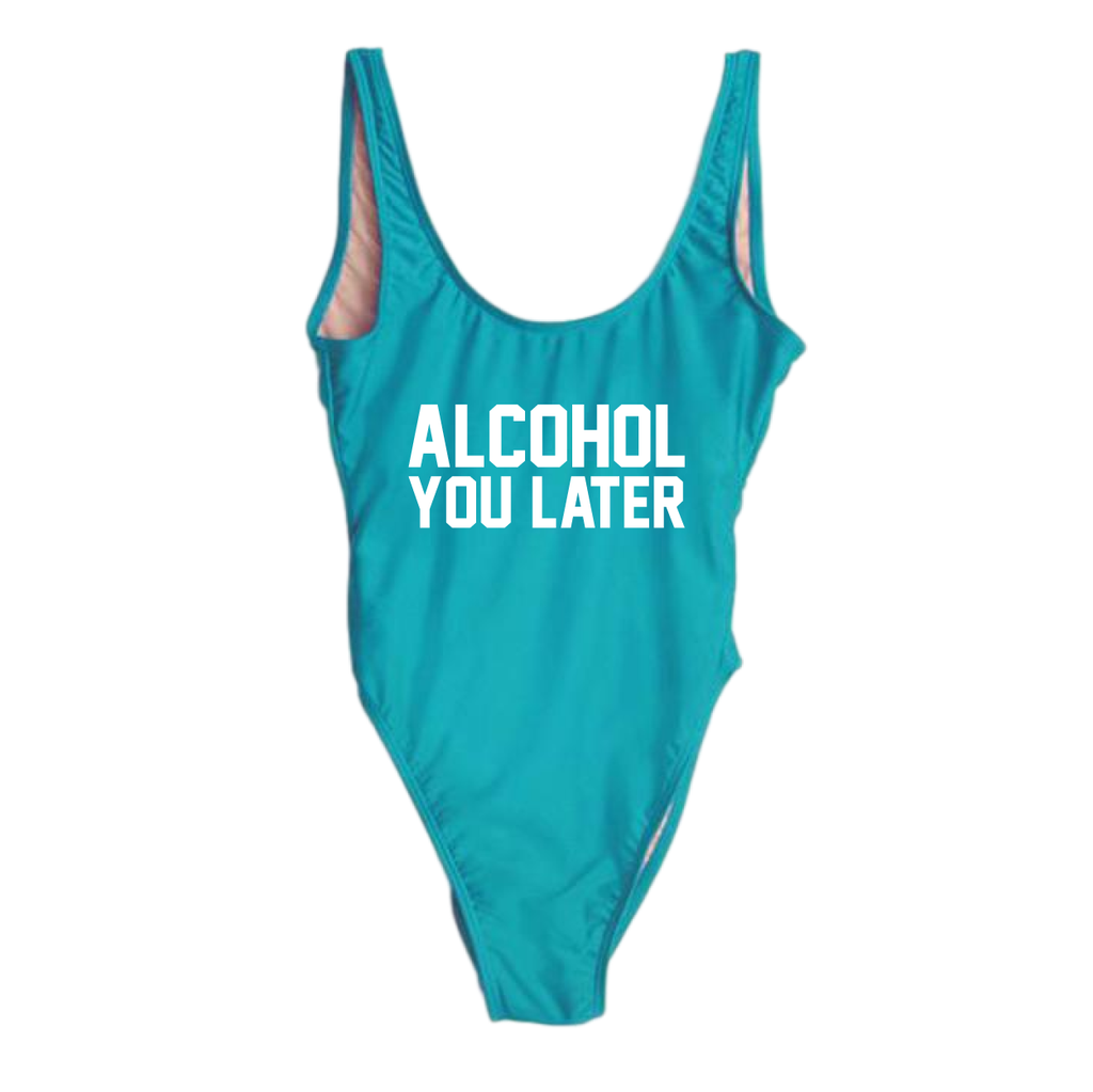 RAVESUITS Classic One Piece XS / Aqua Alcohol You Later