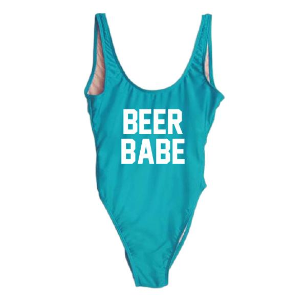 RAVESUITS Classic One Piece XS / Aqua Beer Babe One Piece