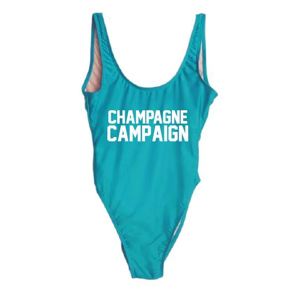 RAVESUITS Classic One Piece XS / Aqua Champagne Campaign One Piece