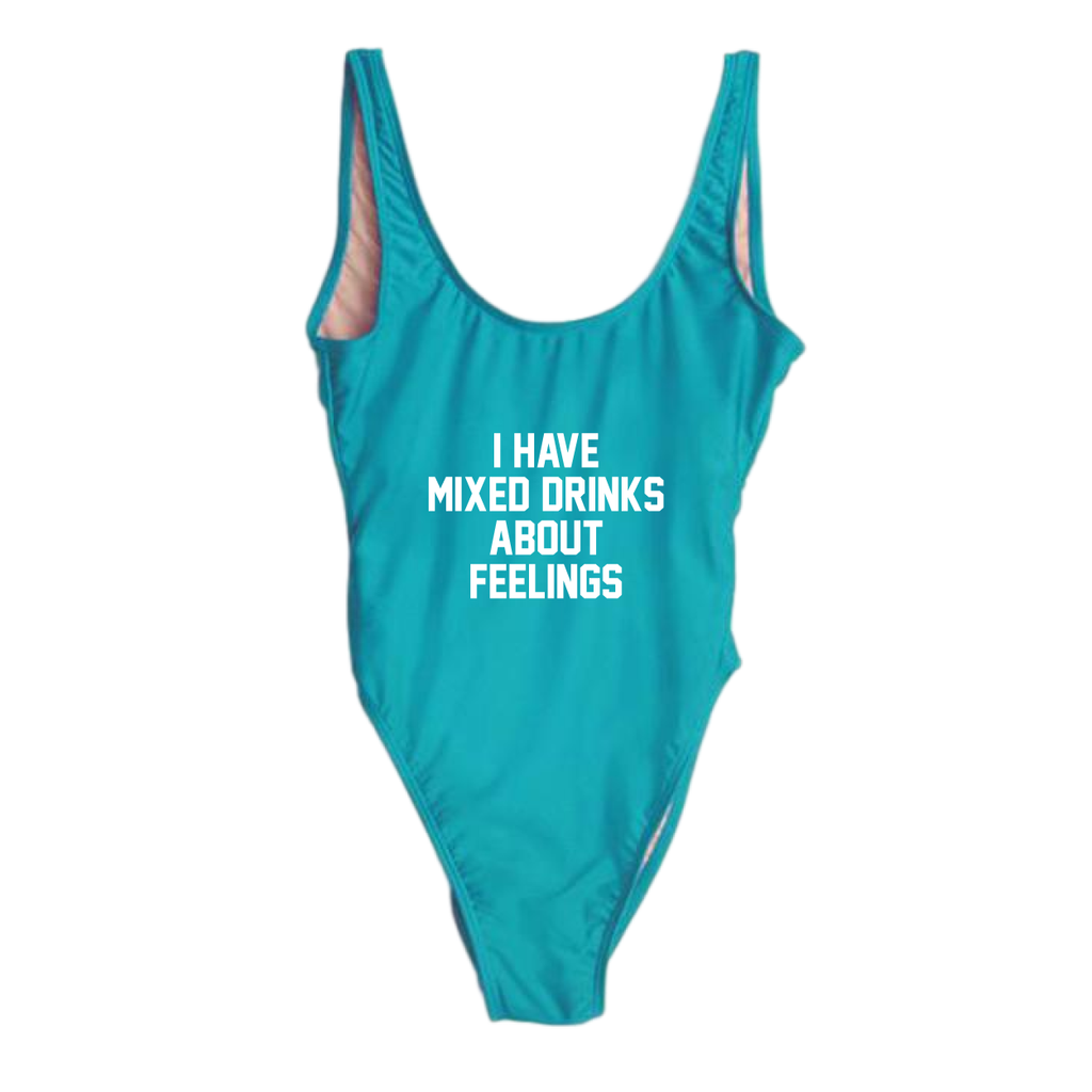 RAVESUITS Classic One Piece XS / Aqua Mixed Drinks About Feelings One Piece