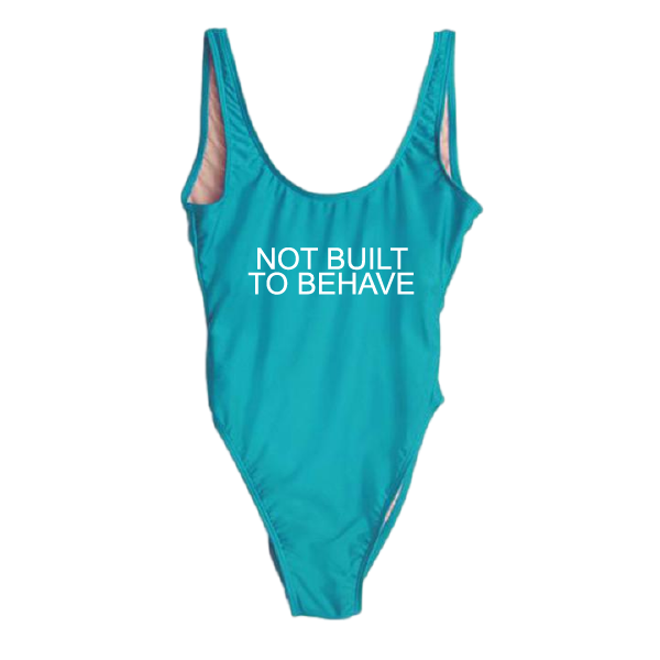RAVESUITS Classic One Piece XS / Aqua Not Built To Behave One Piece