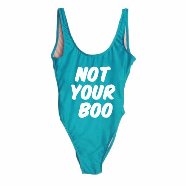 RAVESUITS Classic One Piece XS / Aqua Not Your Boo One Piece [HALLOWEEN]