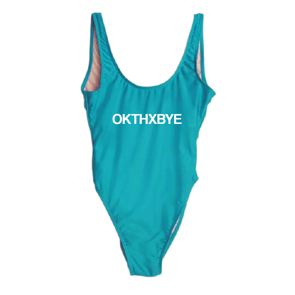 RAVESUITS Classic One Piece XS / Aqua OKTHXBYE One Piece