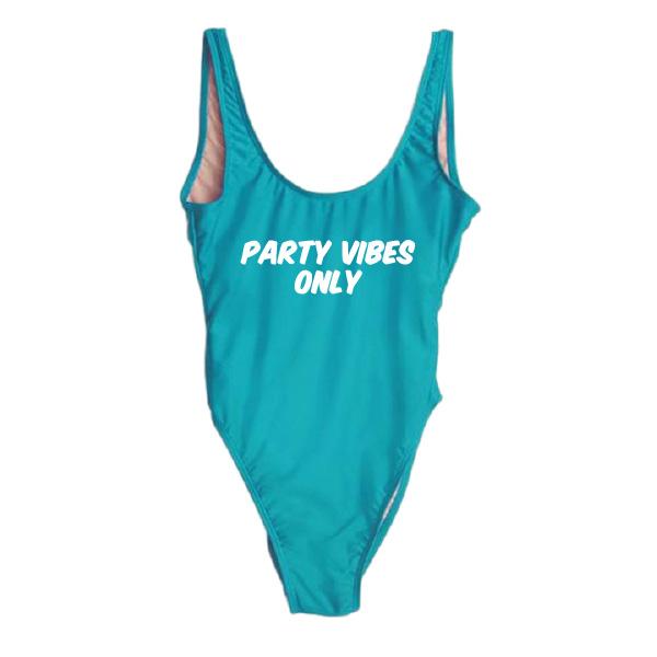 RAVESUITS Classic One Piece XS / Aqua Party Vibes Only One Piece