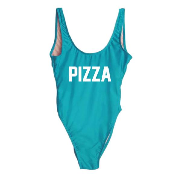 RAVESUITS Classic One Piece XS / Aqua Pizza One Piece