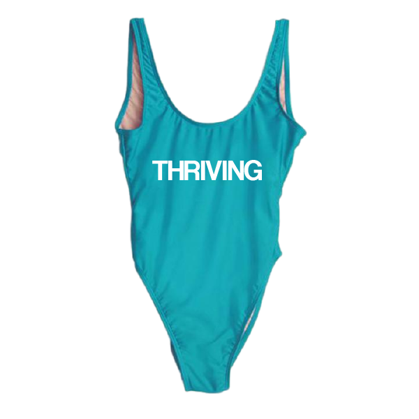 RAVESUITS Classic One Piece XS / Aqua Thriving One Piece