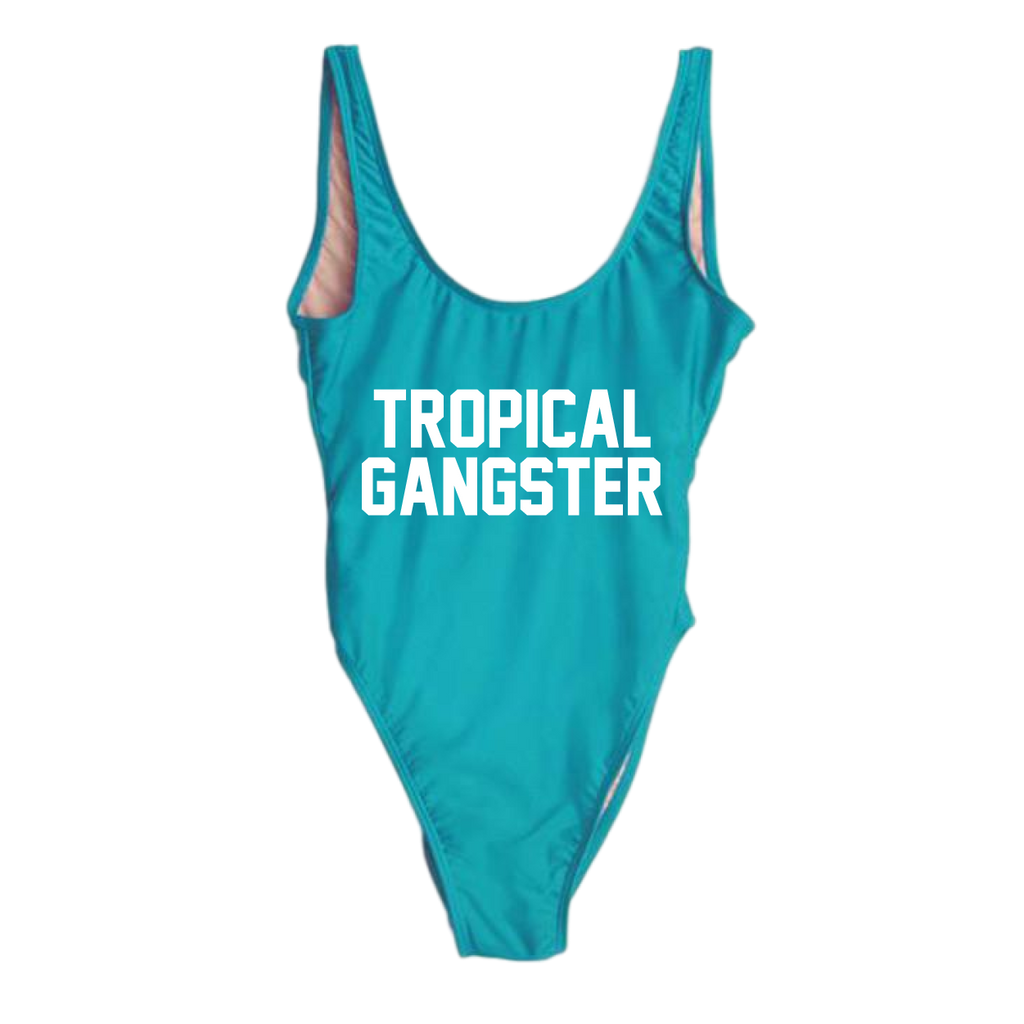 RAVESUITS Classic One Piece XS / Aqua Tropical Gangster One Piece