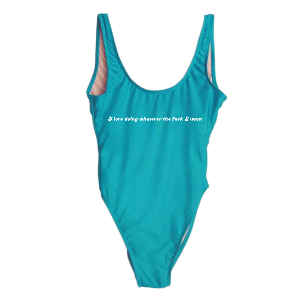 RAVESUITS Classic One Piece XS / Aqua Whatever I Want One Piece