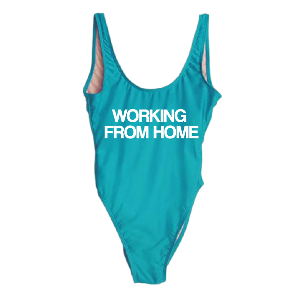 RAVESUITS Classic One Piece XS / Aqua Working From Home