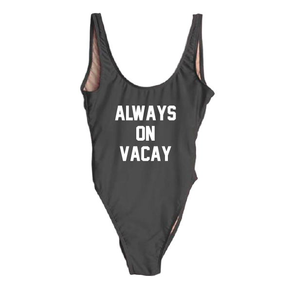 RAVESUITS Classic One Piece XS / Black Always On Vacay One Piece