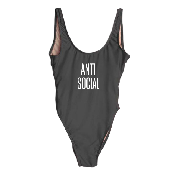 RAVESUITS Classic One Piece XS / Black Anti Social One Piece