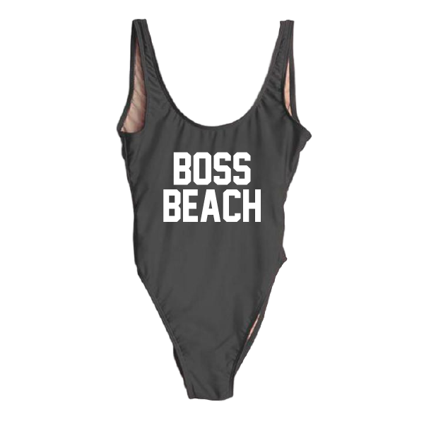 RAVESUITS Classic One Piece XS / Black Boss Beach One Piece