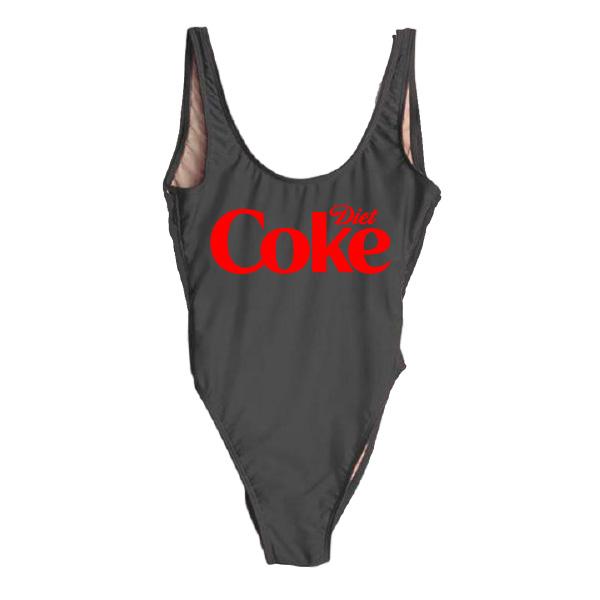 RAVESUITS Classic One Piece XS / Black Diet Coke One Piece