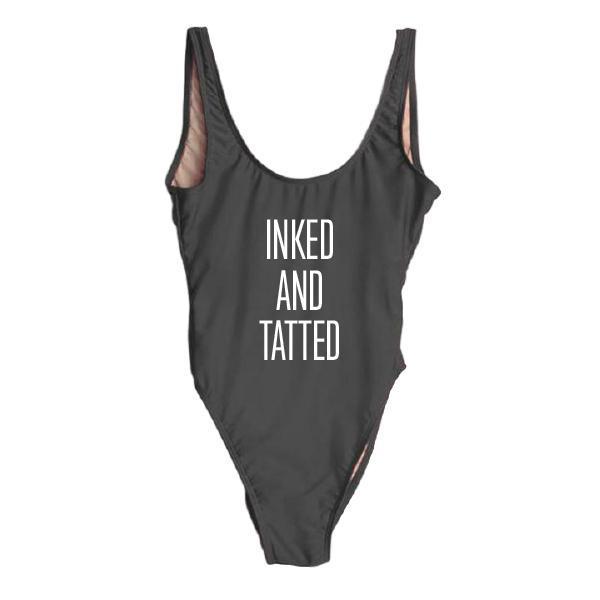 RAVESUITS Classic One Piece XS / Black Inked And Tatted One Piece