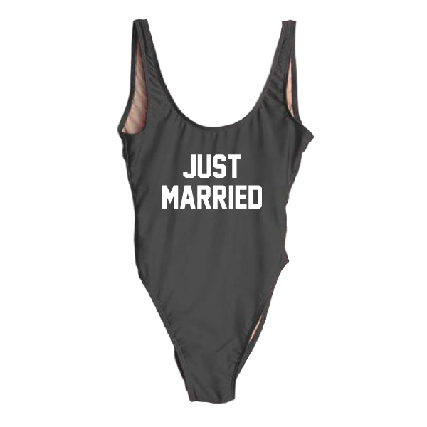 RAVESUITS Classic One Piece XS / Black Just Married One Piece