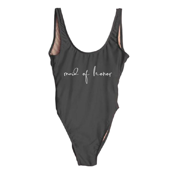 RAVESUITS Classic One Piece XS / Black Maid Of Honor One Piece