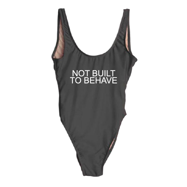 RAVESUITS Classic One Piece XS / Black Not Built To Behave One Piece