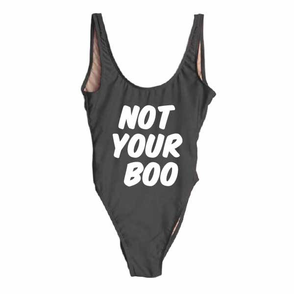 RAVESUITS Classic One Piece XS / Black Not Your Boo One Piece [HALLOWEEN]