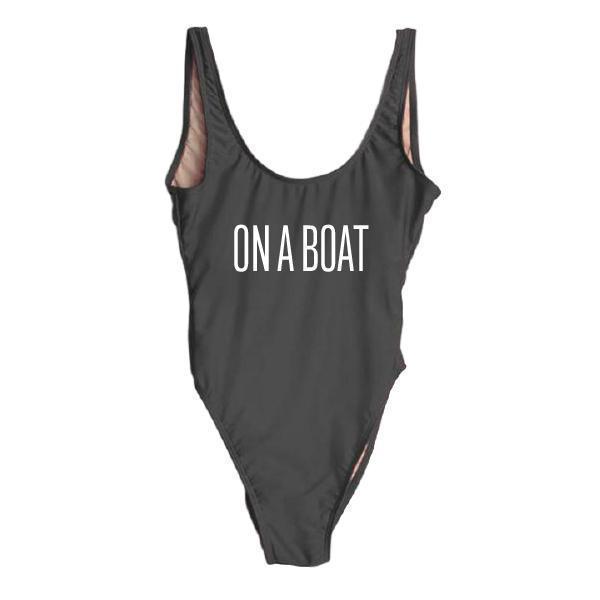 RAVESUITS Classic One Piece XS / Black On A Boat One Piece