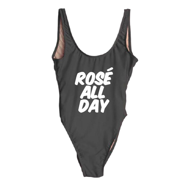 RAVESUITS Classic One Piece XS / Black Rosé All Day One Piece