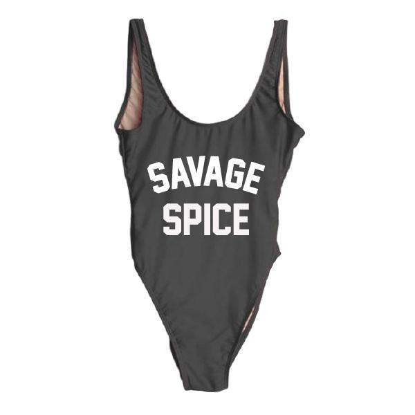 RAVESUITS XS / Black Savage Spice One Piece