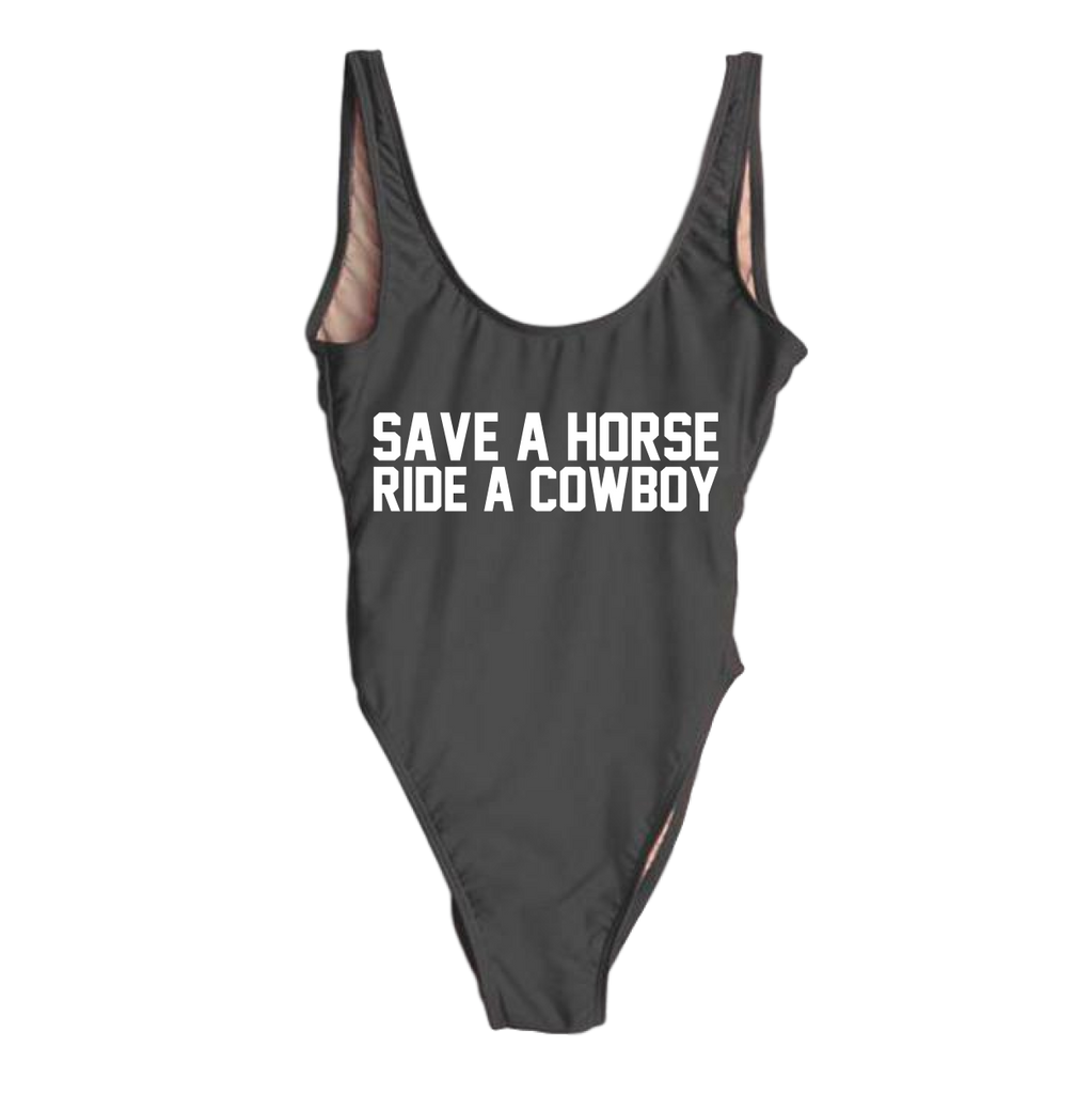 RAVESUITS Classic One Piece XS / Black Save a Horse One Piece