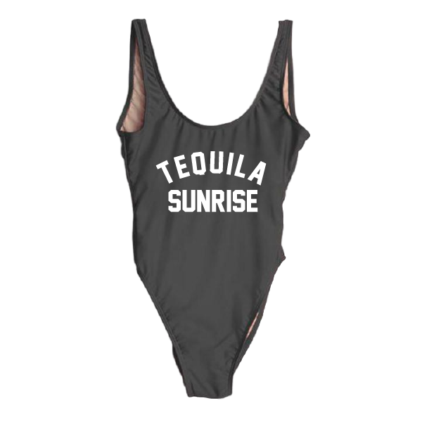 RAVESUITS Classic One Piece XS / Black Tequila Sunrise One Piece