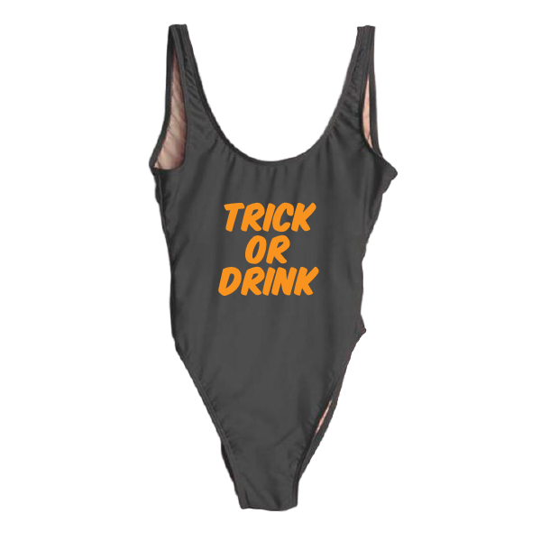 RAVESUITS Classic One Piece XS / Black Trick Or Drink One Piece [HALLOWEEN]