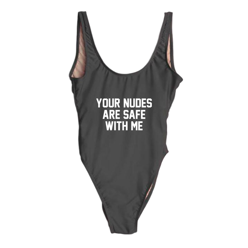 RAVESUITS Classic One Piece XS / Black Your Nudes Are Safe One Piece