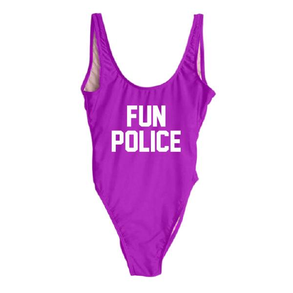 RAVESUITS Classic One Piece XS / Magenta Fun Police One Piece