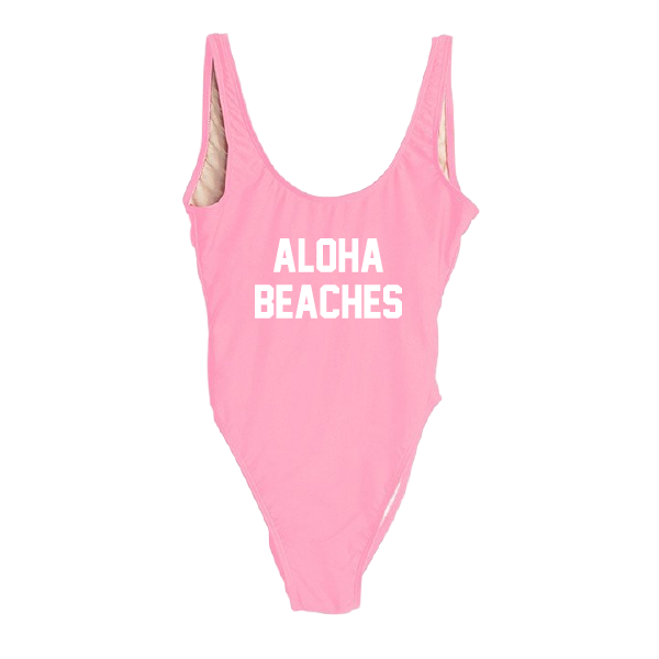 RAVESUITS Classic One Piece XS / Pink Aloha Beaches One Piece