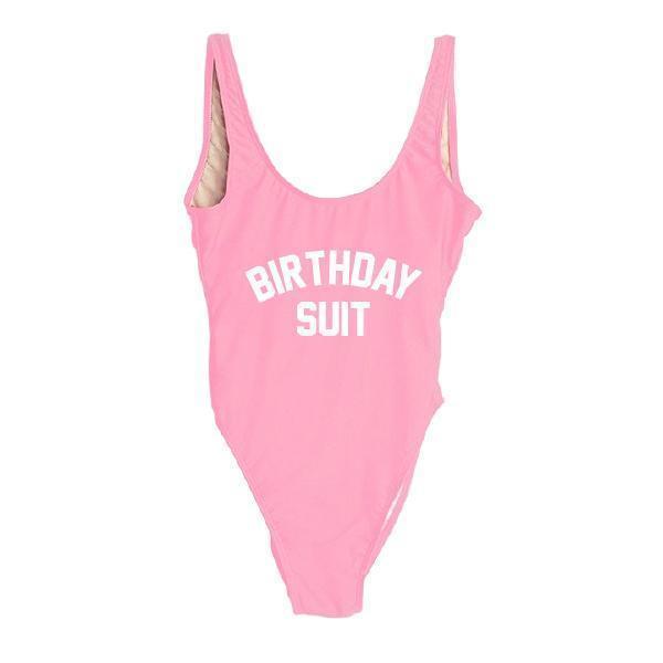 RAVESUITS Classic One Piece XS / Pink Birthday Suit One Piece