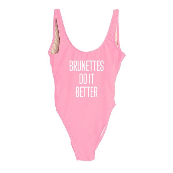 RAVESUITS Classic One Piece XS / Pink Brunettes Do It Better One Piece
