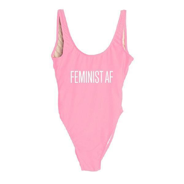 RAVESUITS Classic One Piece XS / Pink Feminist AF One Piece